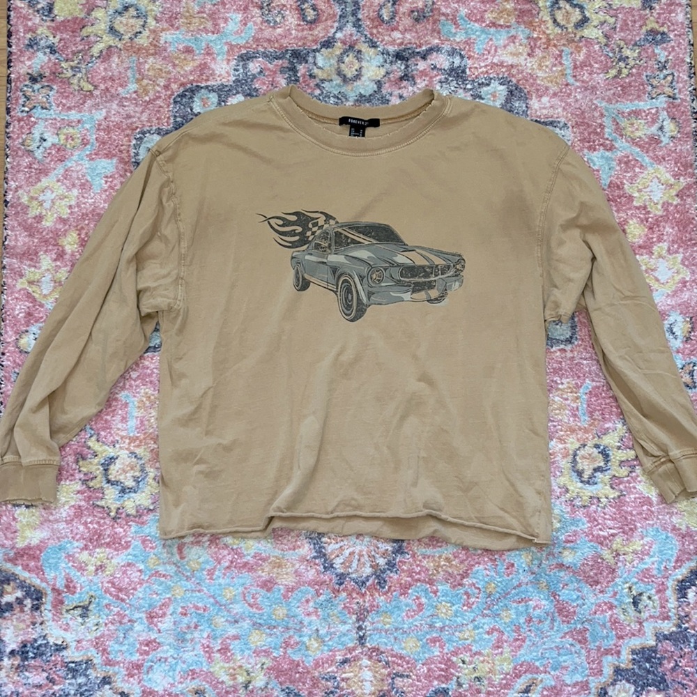 Forever21 Longsleeve Racecar Shirt